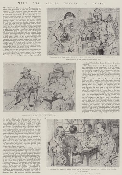 Avec les forces alliées en Chine - Johann Nepomuk Schonberg